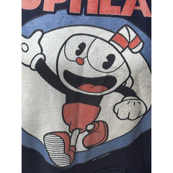 Cuphead Hoodie Graphic Large Nintendo - Picture 2 of 5